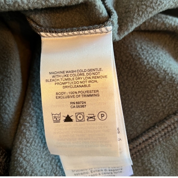 🆕Columbia Mountain Run Half Zip Pullover Jacket Black & Grey Stripe Size Medium - Picture 5 of 7